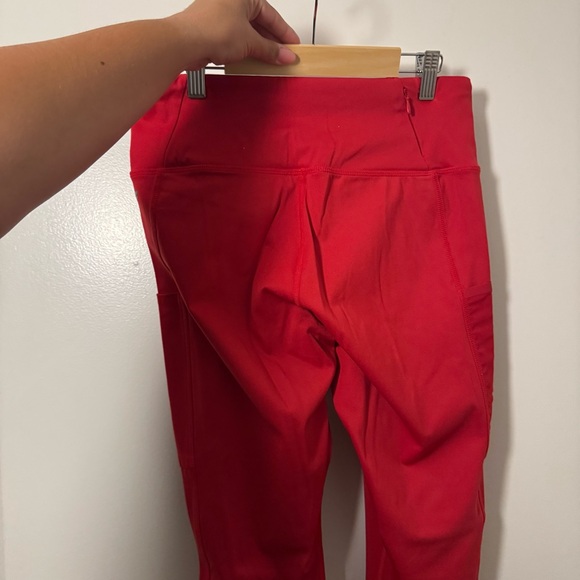 Fabletics Bold Red Women's Leggings - Picture 5 of 7